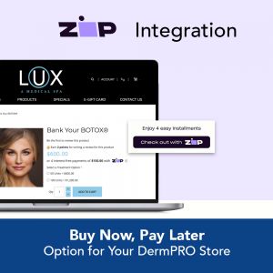 Zip split payments on your DermPRO online store