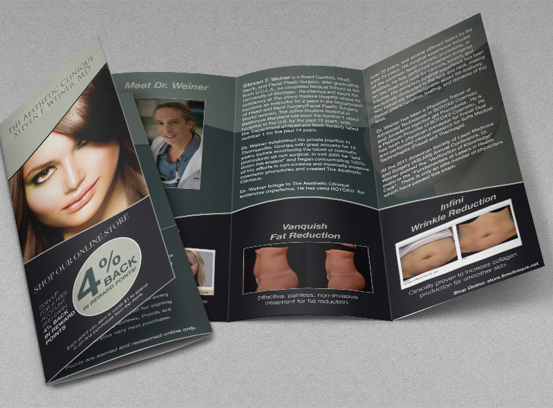 cosmetic surgeon brochure example