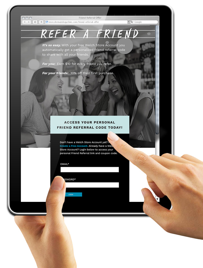 friend referral offer example